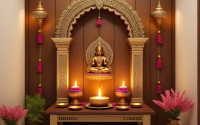 Puja Mandir Design